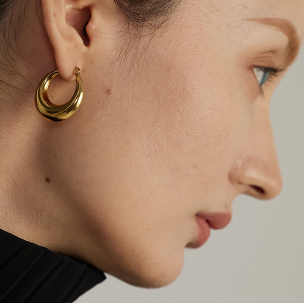 Nice Geometric Hoop Earrings